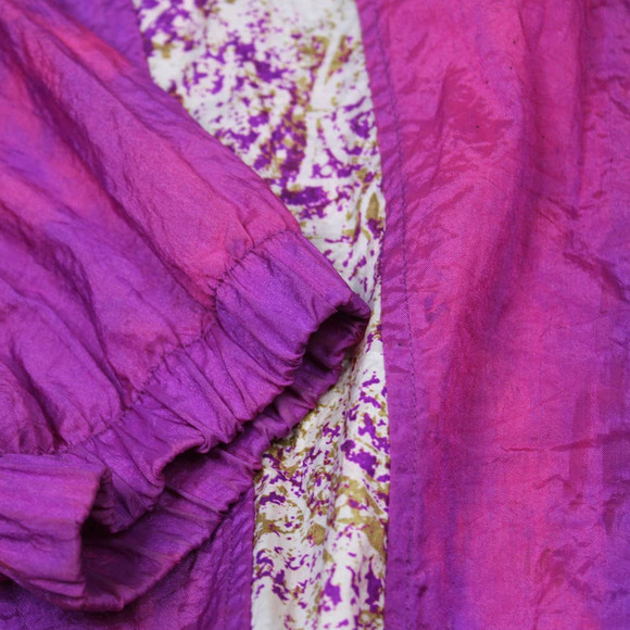 Vintage K-Swiss Windbreaker Purple Gold pink Size M - Picture 3 of 7